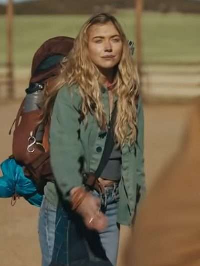 Imogen Poots Outer Range 2022 Green Jacket