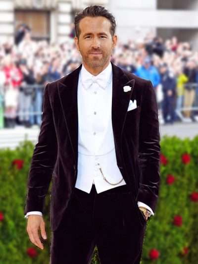 Ryan Reynolds Met Gala Velvet Suit