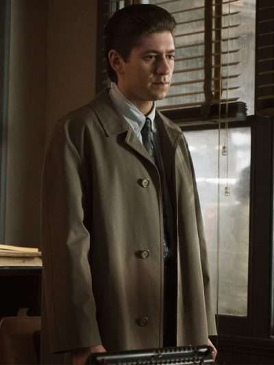Michael Zegen The Marvelous Mrs. Maisel Trench Coat