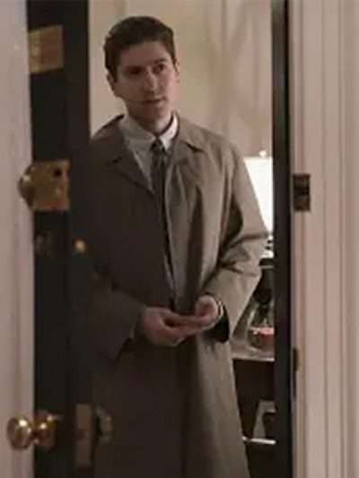 Michael Zegen The Marvelous Mrs. Maisel Brown Trench Coat
