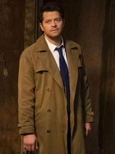 Misha Collins Supernatural Brown Trench Coat