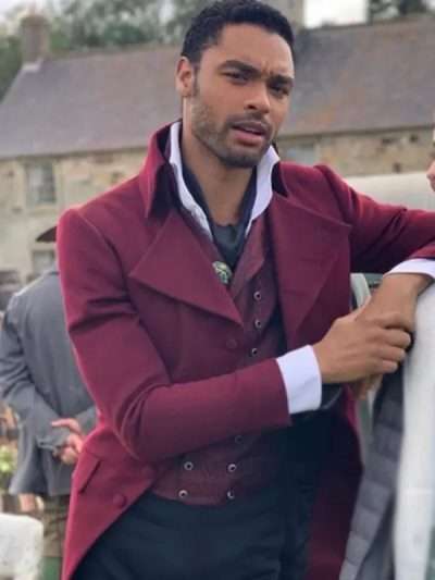 Regé-Jean Page TV Series Bridgerton Red Coat