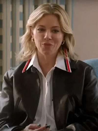 Sienna Miller Anatomy of a Scandal Zipper Jacket