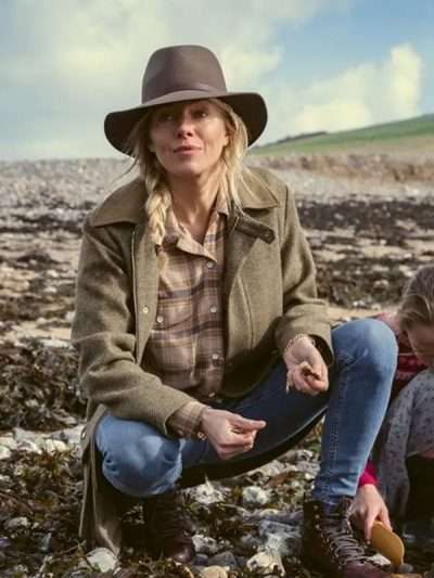 Sophie Anatomy of a Scandal Green Wool Jacket