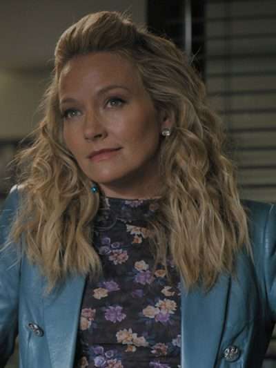 Lorna The Lincoln Lawyer Blue Leather Jacket
