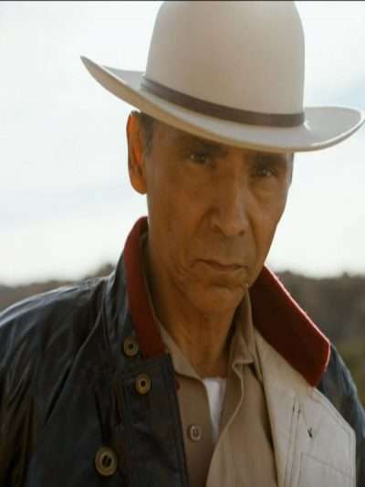 Zahn McClarnon Dark Winds Joe Leaphorn Leather Coat