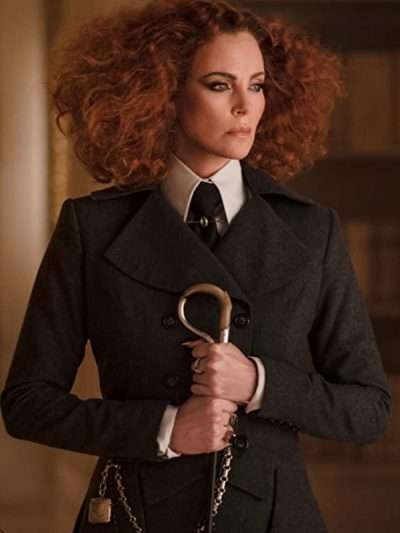 Lady Lesso The School for Good and Evil Black Trench Coat