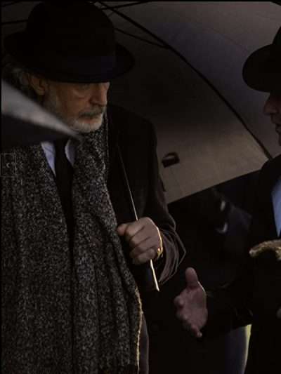 Patrick Bergin Blackbird Black Wool Coat