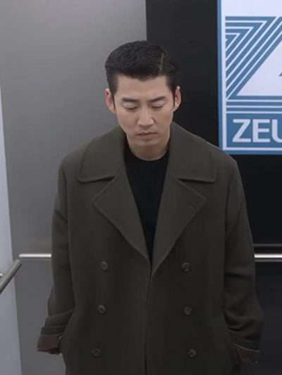 Yoon Kyesang Kiss Sixth Sense Green Wool Coat
