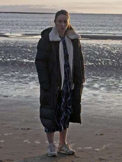 Becky Chloe 2022 Black Puffer Hooded Coat