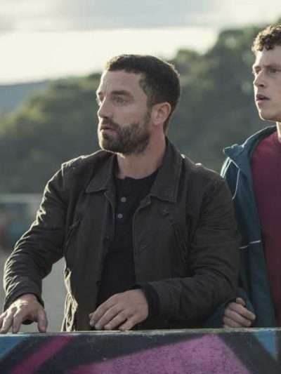 Guillaume Gouix Gone For Food Brown Cotton Jacket