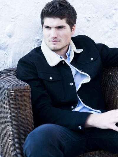 Thomas Vieljeux Goodbye, Petrushka Black Shearling Jacket