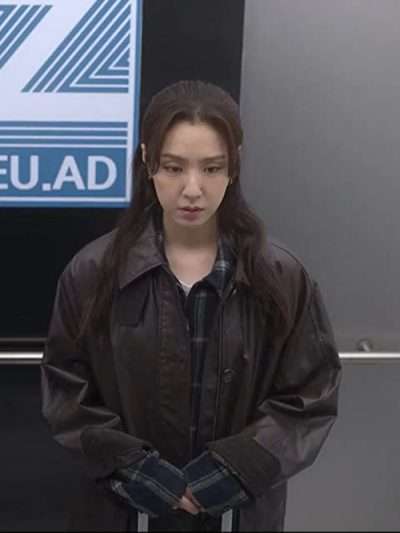 Seo Ji-hye Kiss Sixth Sense Brown Leather Jacket