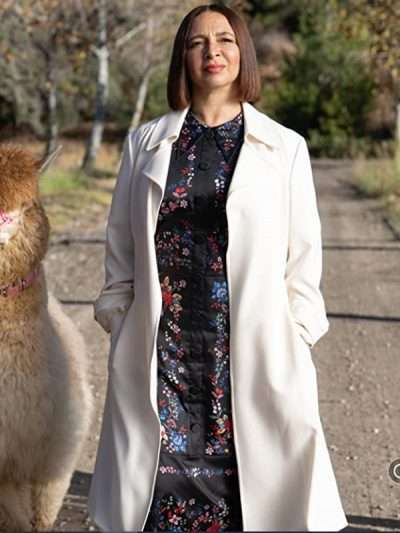 Maya Rudolph Loot White Trench Coat