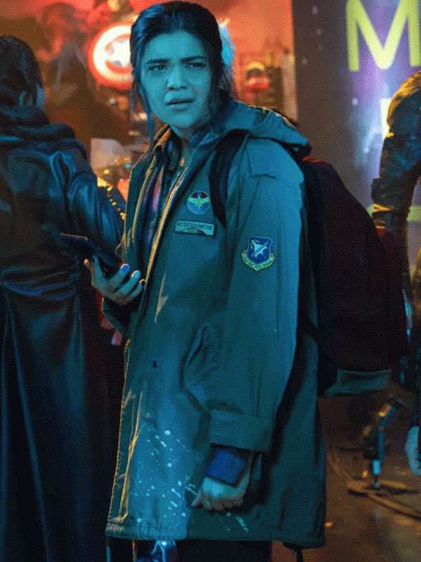 Ms. Marvel Kamala Khan Green Hooded Jacket - Image 3