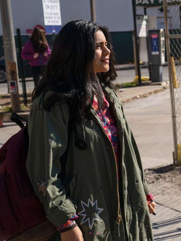 Ms. Marvel Kamala Khan Green Cotton Hooded Jacket