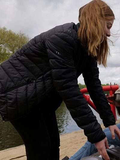 Reagan Nothingman Black Puffer Jacket