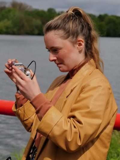 Judith Shoemaker Nothingman Brown Leather Blazer