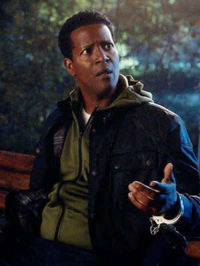 Sheriff Mike Thompson Resident Alien Black Cotton Jacket