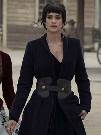 Niv Sultan That Dirty Black Bag purple Velvet Trench Coat