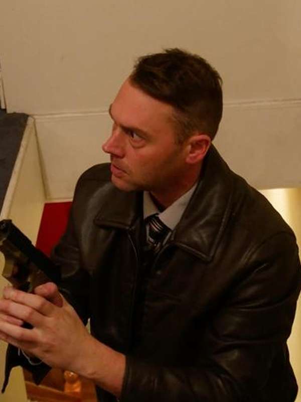 James Daly III The Deprivation: Apollyon's Awakening Black Leather Jacket