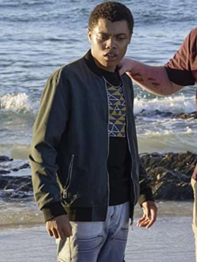 Reed Shannon The Wilds Black Bomber Jacket