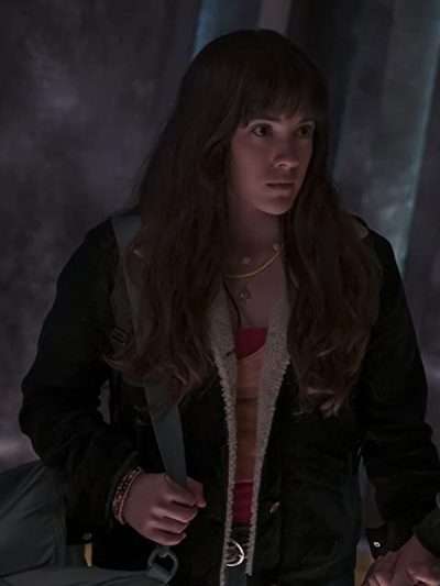 Night Sky Rocío Hernández Shearling Black Jacket