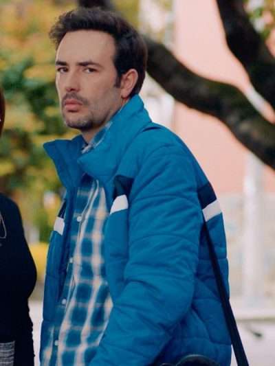 Sebastian Martínez Until Money Do Us Part Blue Puffer Jacket