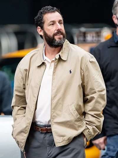 Adam Sandler Hustle Beige Jacket
