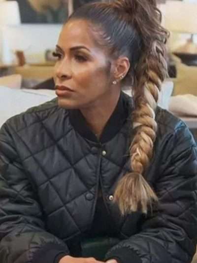Shereé Whitfield The Real Housewives of Atlanta Black Quilted Jacket