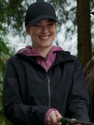 Melinda Monroe Virgin River Black Cotton Jacket