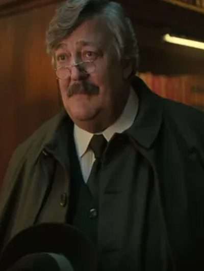 Stephen Fry The Sandman Green Trench Coat