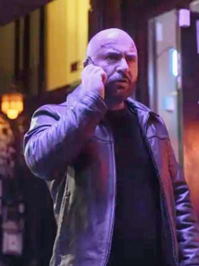Lior Raz Hit & Run Black Leather Jacket