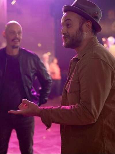 Daniel Henshall Mr Inbetween Brown Jacket