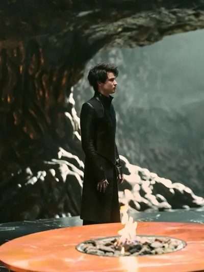 Tom Sturridge The Sandman Black Leather Jacket