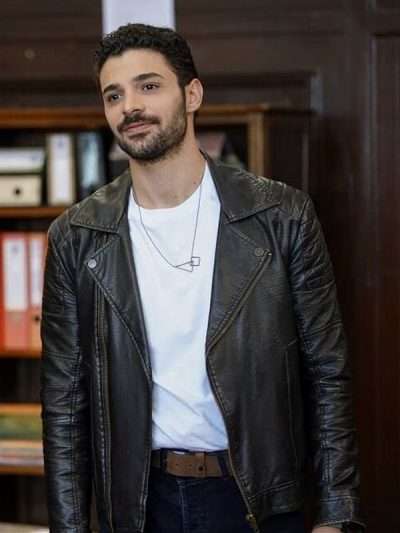 Halit Özgür Sari Gizli Sakli Black Leather Jacket