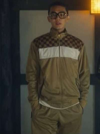 Yoo Ah-in Seoul Vibe Brown Tracksuit