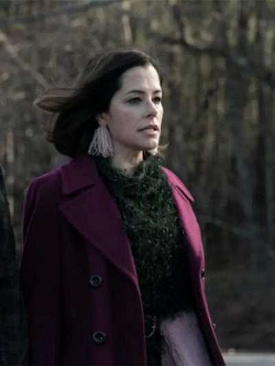 Parker Posey Tales of the Walking Dead Purple Coat