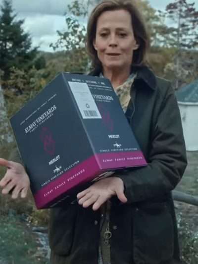 Sigourney Weaver The Good House Green Jacket