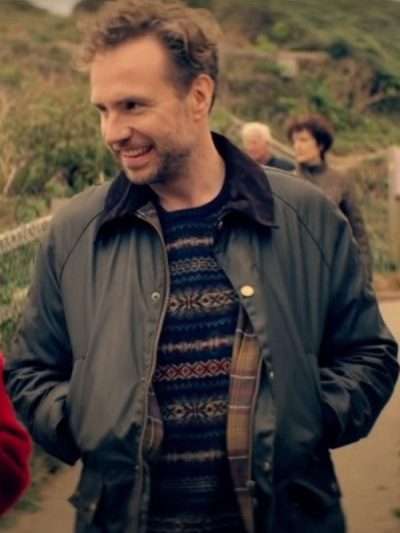 Rafe Spall Trying Black Jacket