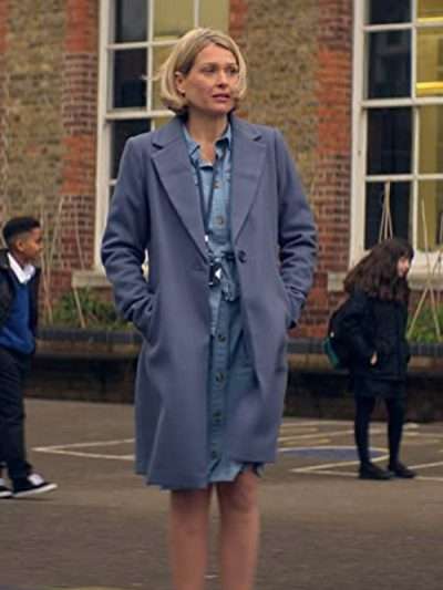 Sian Brooke Trying Grey Trench Coat