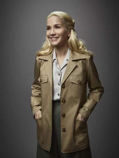 Natalia Oreiro Santa Evita Brown Coat