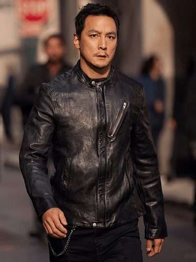 Daniel Wu Westworld Season 4 Black Leather Jacket