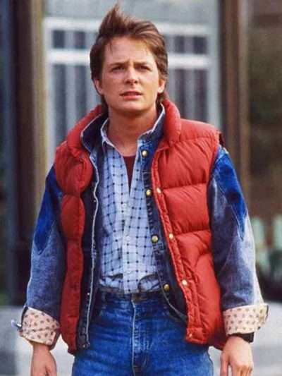 Michael J. Fox Back to the Future Puffer Vest