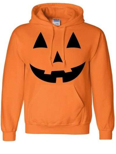 Pumpkin Halloween Orange Hooded Jacket