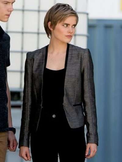 Elizabeth Cullen The Bureau of Magical Things Grey Blazer