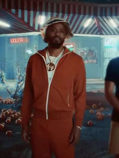 LaKeith Stanfield Atlanta Orange Jacket