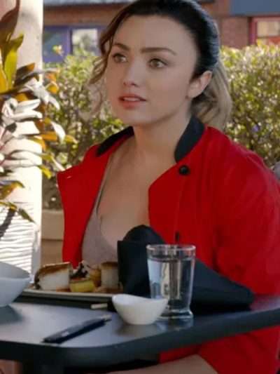 Peyton List Cobra Kai Season 5 Red Jacket
