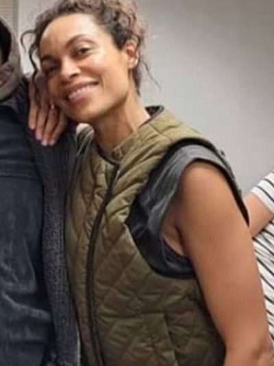 Rosario Dawson DMZ S01 Green Quilted Vest