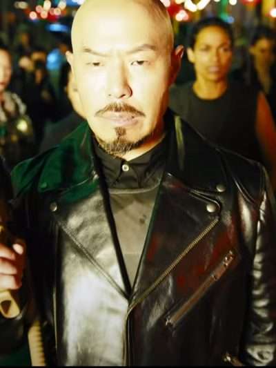 Hoon Lee DMZ Black Leather Jacket